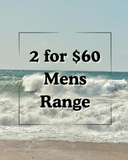 2 for $60 Mens Tees and Singlets