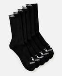 Rip Curl Brand Crew 5 Pack Of Socks