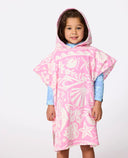 Mini Girls Mixed Snap Hooded Towel