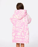 Mini Girls Mixed Snap Hooded Towel