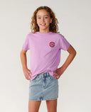 Youth Girls Surf Puff Relaxed Tee