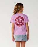 Youth Girls Surf Puff Relaxed Tee