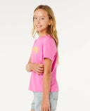 Youth Girls Surf Puff Relaxed Tee