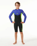 Youth Boys Dawn Patrol 2mm Backzip Long Sleeve Springsuit