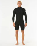 Mens Dawn Patrol Chest Zip Long Sleeve 2mm Springsuit
