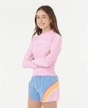 Youth Girls Classic Surf LS Rash Vest