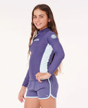 Youth Girls Classic Surf LS Rash Vest