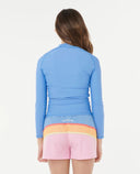 Youth Girls Classic Surf LS Rash Vest