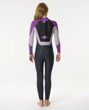 Youth Girls Omega 3/2MM GB Back Zip Steamer