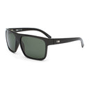 After Dark Matte Black/Green Polarised Sunglasses