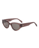 Audrey Eco Crystal Velvet/Neutral Grey Sunglasses