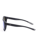 Offset Sport Matte Black/L.I.T Blue Polarised Sunglasses