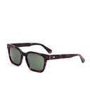 Interlude Eco Matte Hinton Tort/Green Sunglasses