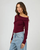 Ashton Knit Layered Top