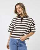 HarrI Stripe Rugby Top