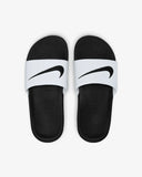 Kids Nike Kawa White/Black Slides