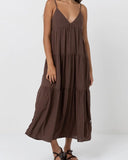 Classic Tiered Midi Dress