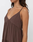 Classic Tiered Midi Dress