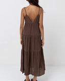 Classic Tiered Midi Dress