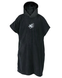 Mens Creatures Icon Black Poncho