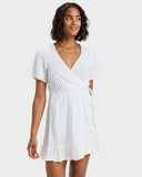 Zenith Wrap Solid Dress