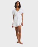 Zenith Wrap Solid Dress
