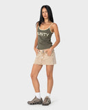 Tank Girls Contrast Staple Singlet
