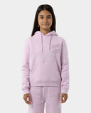 Youth Girls OS Ribbon Script Chest Hoodie
