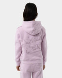 Youth Girls OS Ribbon Script Chest Hoodie