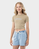 Youth Girls College Front Baby Tee