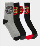 Boys Classic Dot 2-8 4 Pack of Crew Socks