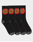 Boys Classic Dot 2-8 4 Pack of Crew Socks