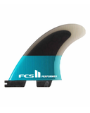 FCS II Performer Performance Core Teal/Black Medium Tri Fin Set