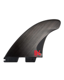 FCS II H4 Smoke Medium Tri Fin Set