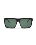 After Dark Matte Black/Green Polarised Sunglasses