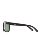 After Dark Matte Black/Green Polarised Sunglasses