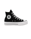 Chuck Taylor Lift Canvas Hi Top Black/White/Black Shoes