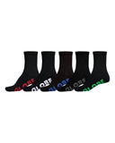 Stealth 7-11 Crew 5 Pack of Socks