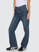 Stevie High Rise Straight Jean