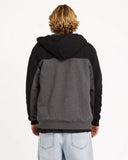 Division Lined Zip Up Hoodie