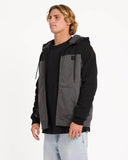 Division Lined Zip Up Hoodie
