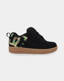 Youth Boys Court Graffik Black/Camo Shoes