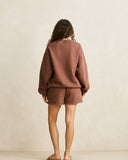 Collegiate Oversized Crew Neck Fleece