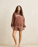 Collegiate Oversized Crew Neck Fleece