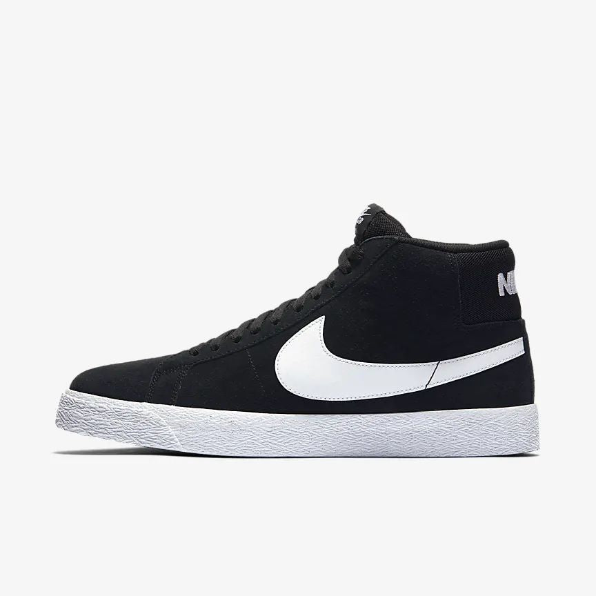 Nike SB Zoom Blazer Mid Black/White-Black Shoes Aquatique