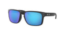 Holbrook Matte Black w/Prizm Sapphire Polarised Sunglasses