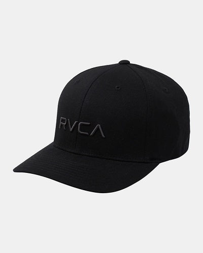 The RVCA Flex Fit Cap offers ultimate comfort and sun protection. Featured include a 6-panel construction with a curved brim for extra coverage. Topped with RVCA logo embroidery throughout.